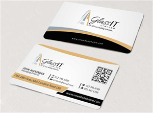 Business Card Design by AwsomeD for Glass it Limited | Design: #5678030