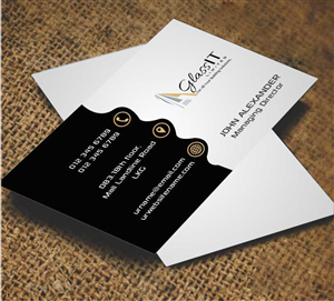 Business Card Design by AwsomeD for Glass it Limited | Design: #5678042