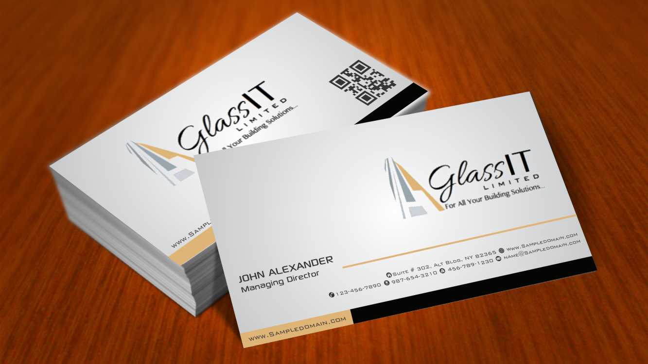 Business Card Design by AwsomeD for Glass it Limited | Design #5678044