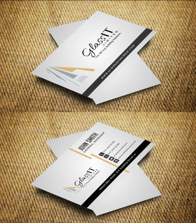 Business Card Design by AwsomeD for Glass it Limited | Design #5678051