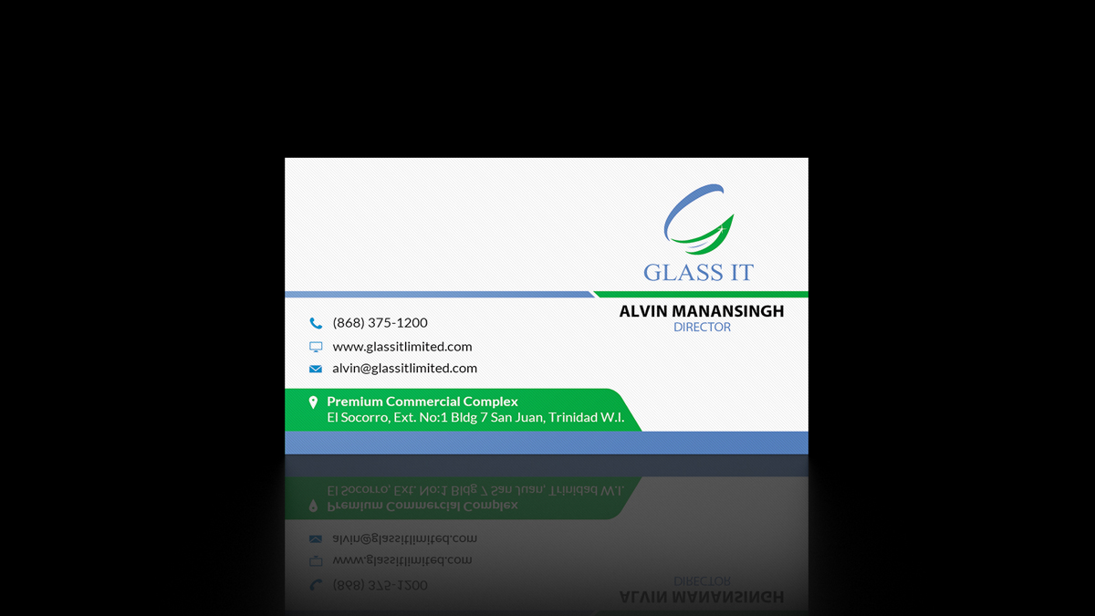 Business Card Design by Selda for Glass it Limited | Design #5699556