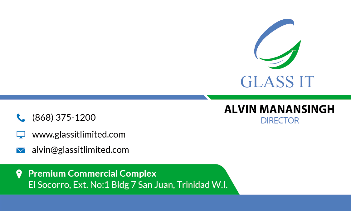 Business Card Design by Selda for Glass it Limited | Design #5699558