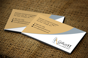 Business Card Design by Lanka Ama for Glass it Limited | Design: #5676892
