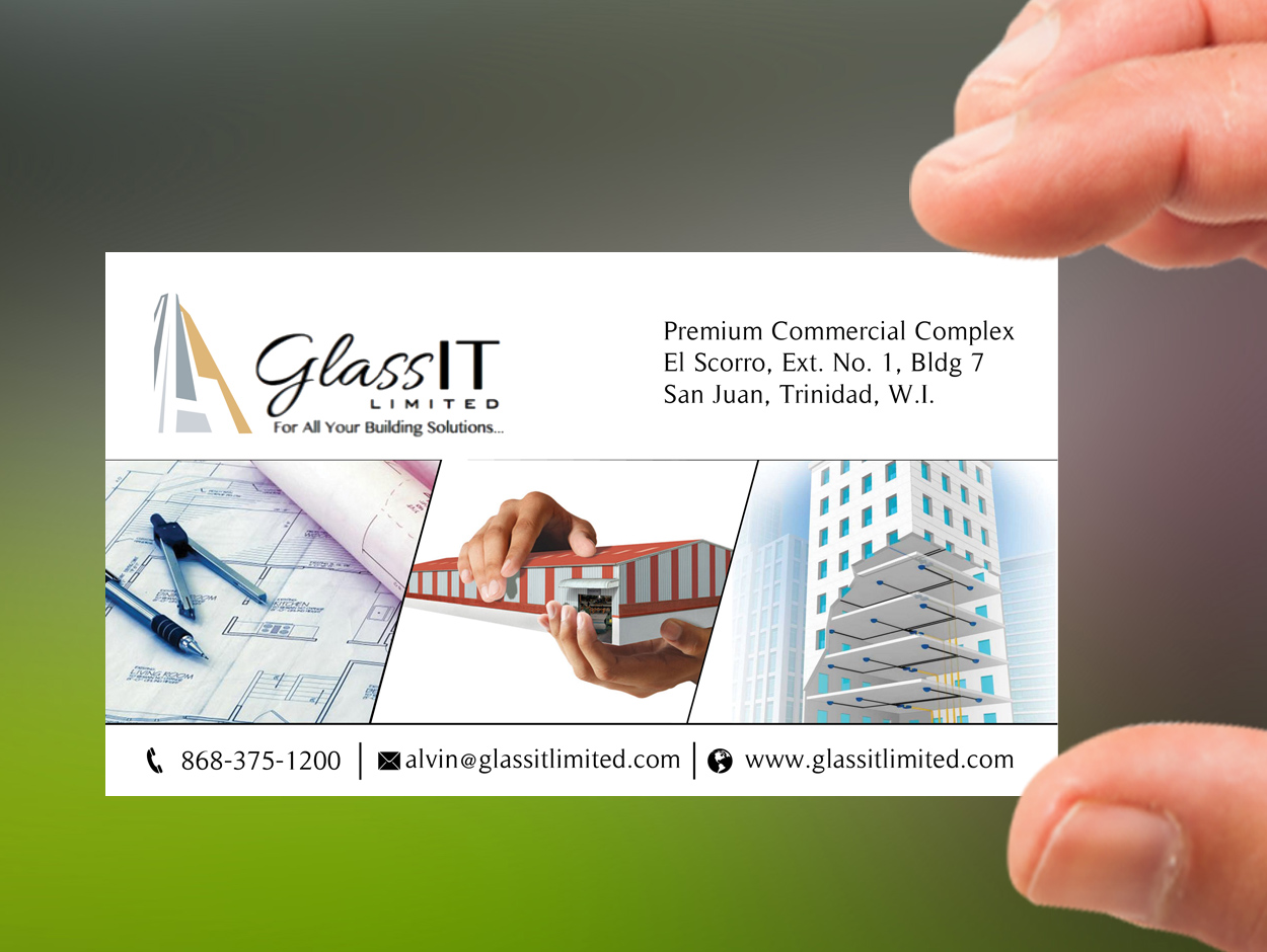 Business Card Design by Lanka Ama for Glass it Limited | Design #5676903