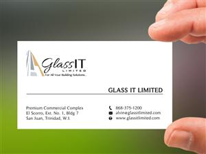 Business Card Design by Lanka Ama for Glass it Limited | Design: #5676905