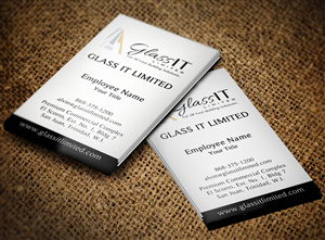Business Card Design by Lanka Ama for Glass it Limited | Design: #5676911