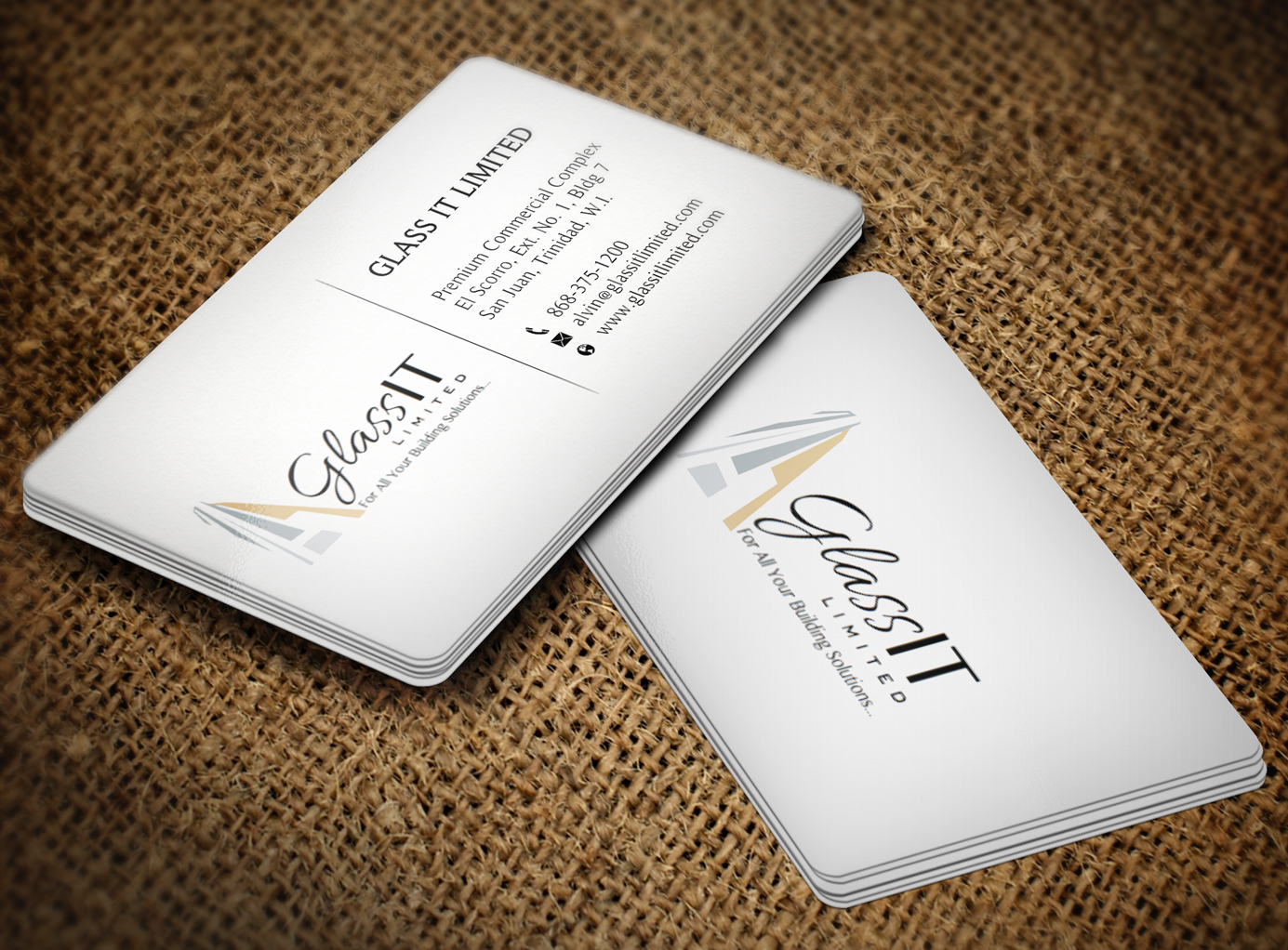 Business Card Design by Lanka Ama for Glass it Limited | Design #5676916