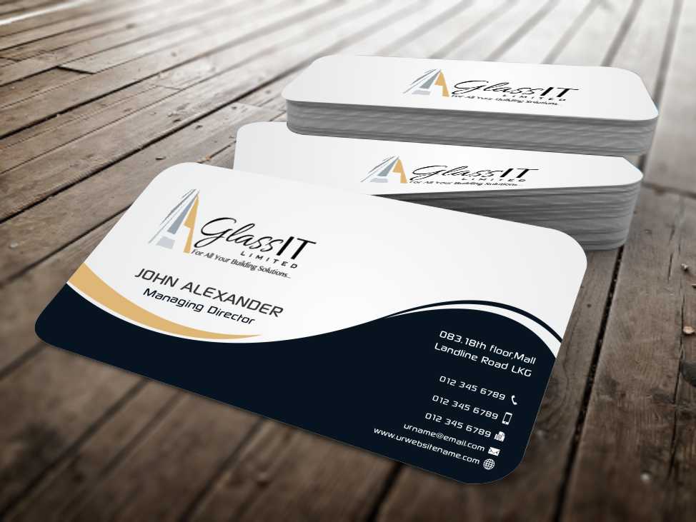 Business Card Design by szabist for Glass it Limited | Design #5684447
