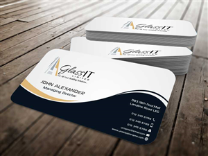 Business Card Design by szabist for Glass it Limited | Design: #5684447
