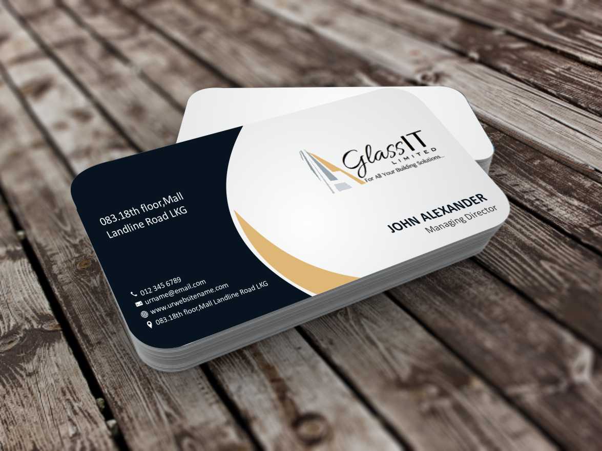 Business Card Design by szabist for Glass it Limited | Design #5684450