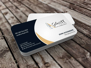 Business Card Design by szabist for Glass it Limited | Design: #5684450