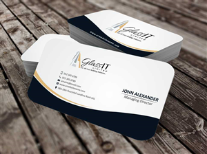 Business Card Design by szabist for Glass it Limited | Design: #5684451