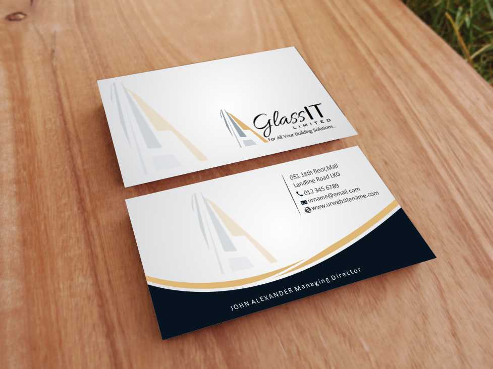 Business Card Design by szabist for Glass it Limited | Design #5684452
