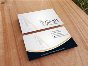 Business Card Design by szabist for Glass it Limited | Design: #5684452