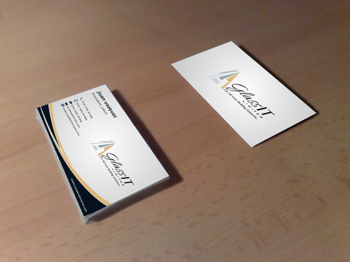 Business Card Design by szabist for Glass it Limited | Design #5684453