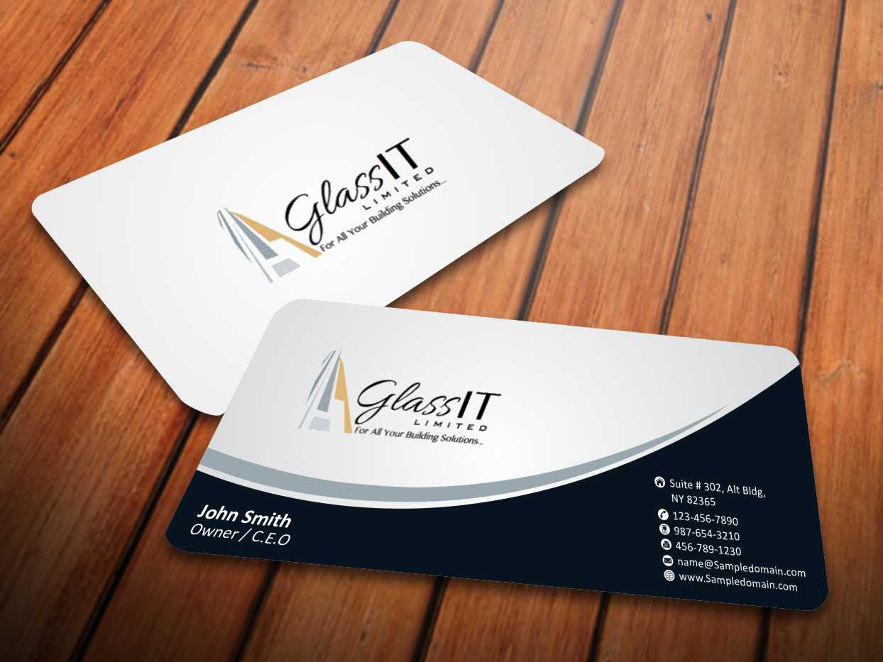 Business Card Design by szabist for Glass it Limited | Design #5684457