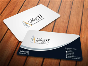 Business Card Design by szabist for Glass it Limited | Design: #5684457