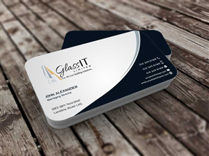 Business Card Design by szabist for Glass it Limited | Design: #5684461