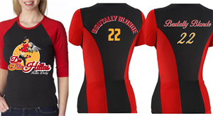 Da Tita Hittas - Hawaiian Roller Derby T-Shirt