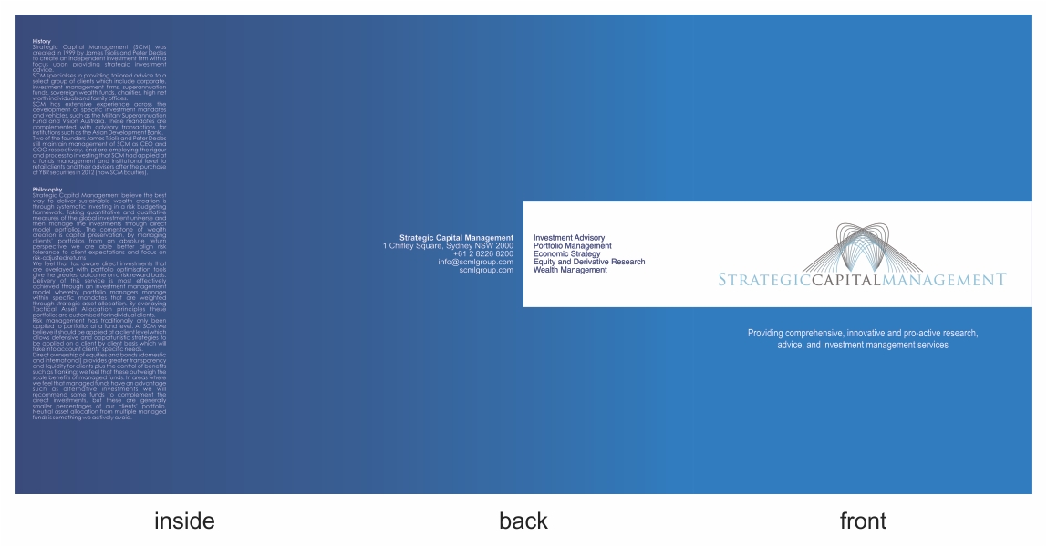 Brochure Design by barinix for this project | Design: #1561196