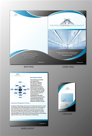 Brochure for High Net Worth Financial Advisory business | Broschüren-Design von nafizrahat