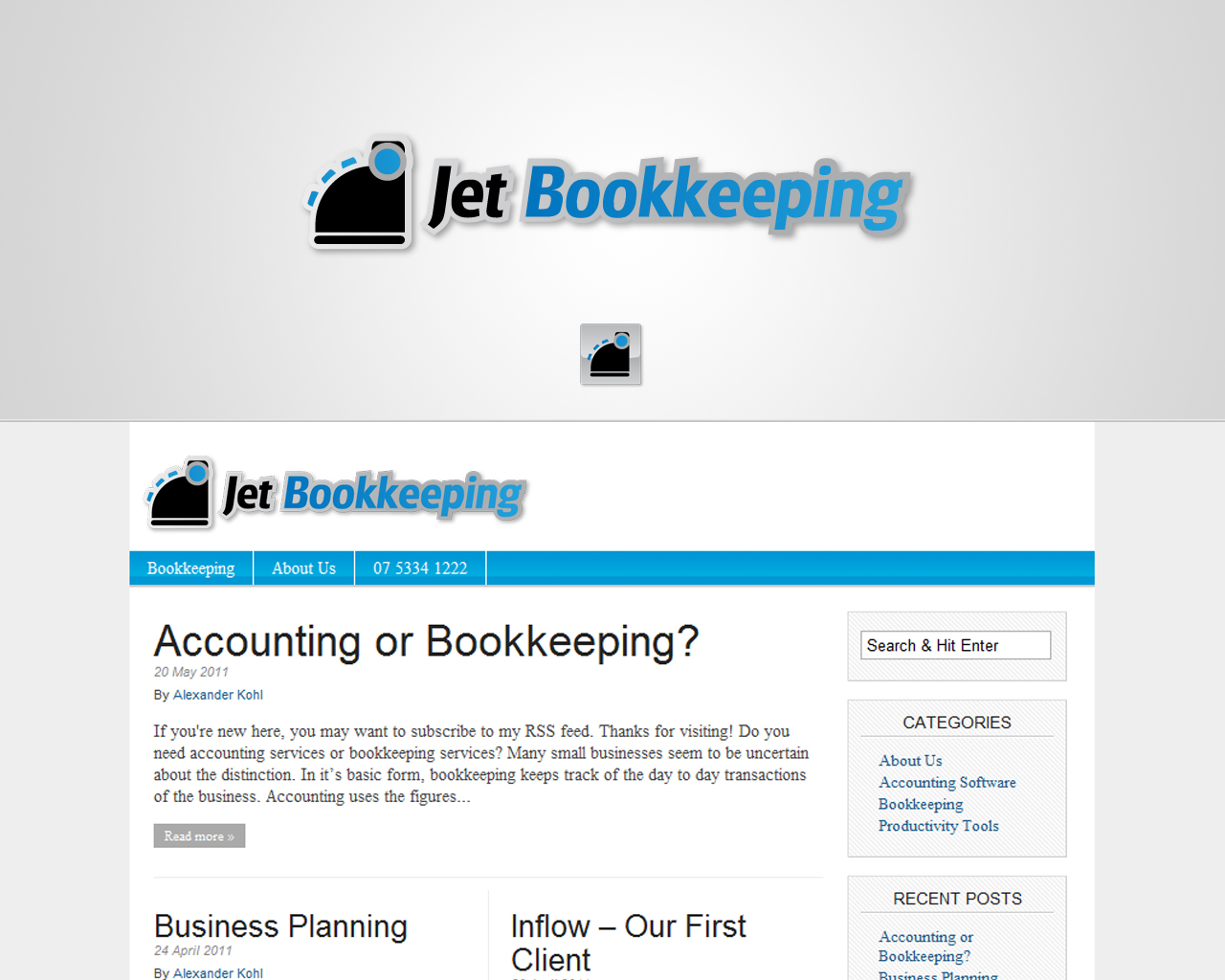 Logo Design by k.apor for Jet Bookkeeping Australia Pty Ltd | Design #295977