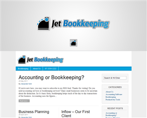 Logo Design by k.apor for Jet Bookkeeping Australia Pty Ltd | Design: #295977