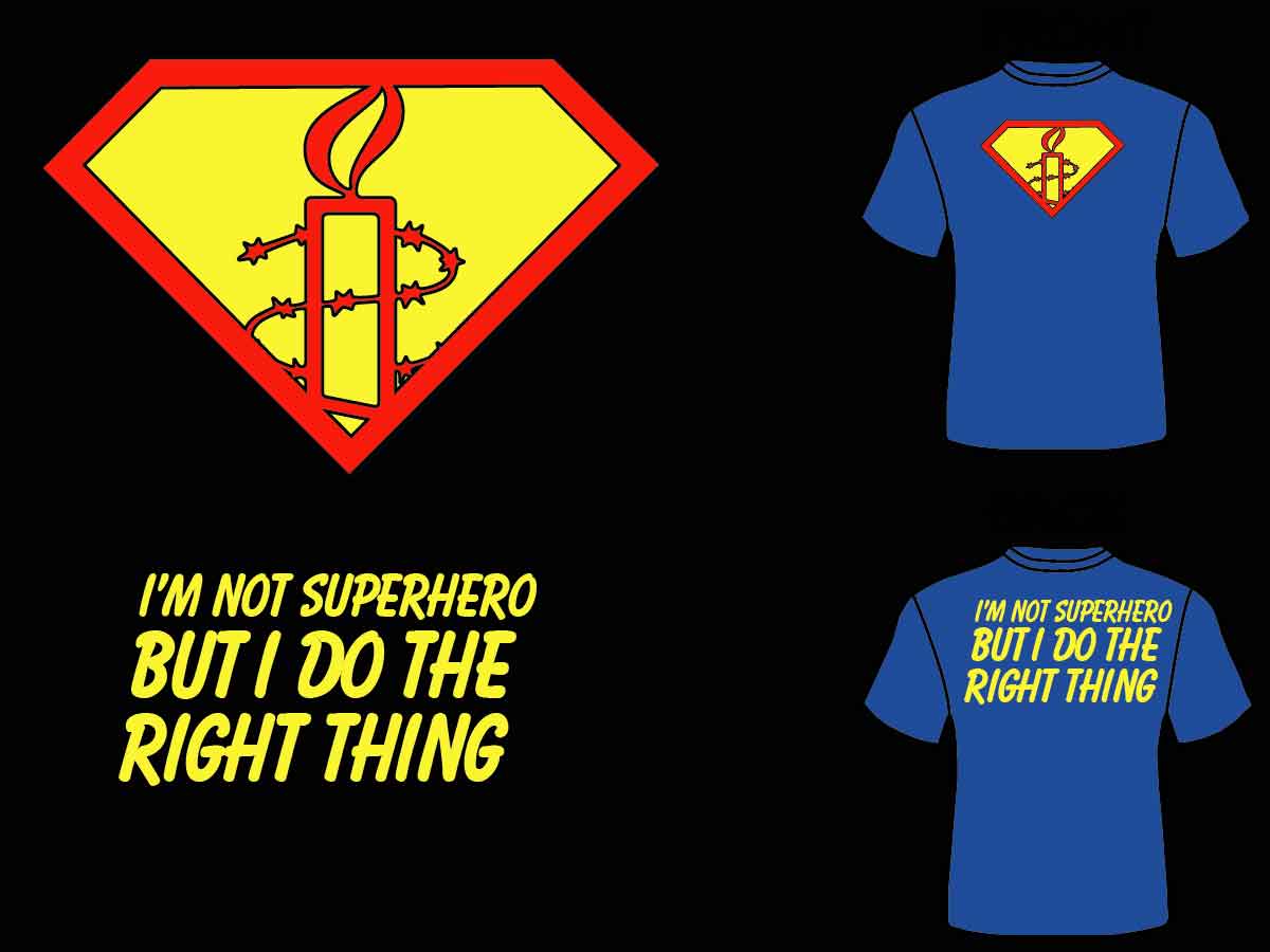 T-shirt Design by cejhb for Amnesty International Australia | Design #1641511
