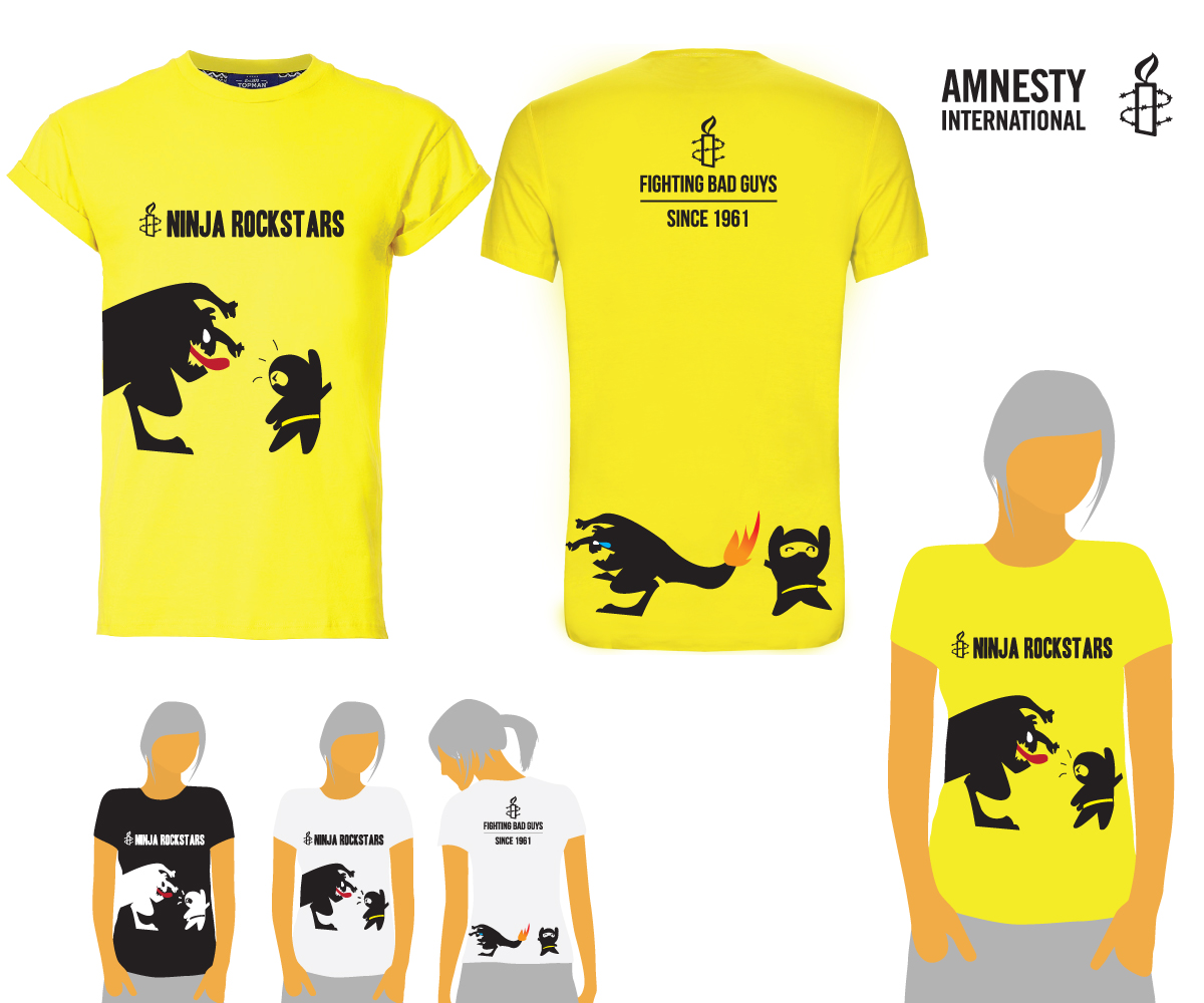 T-shirt Design by Venita for Amnesty International Australia | Design #1602274