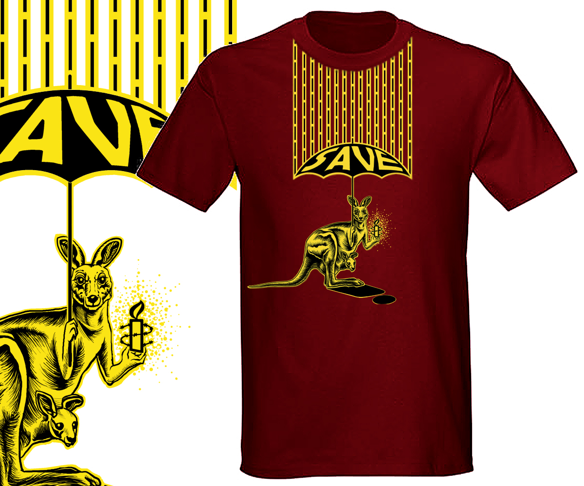 Design de T-shirt par rava anggrek pour Amnesty International Australia | Design #1659124