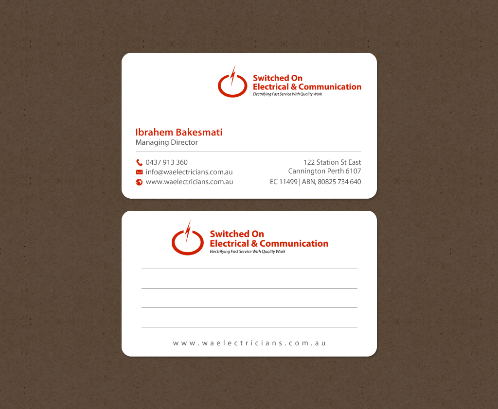 Business Card Design by chandrayaan.creative for this project | Design #12357921