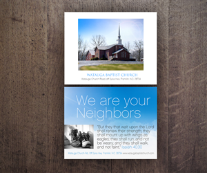 Postcard Design by see why for Watauga Baptist Church | Design: #5674831
