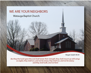 Postcard Design by alex989 for Watauga Baptist Church | Design: #5696777