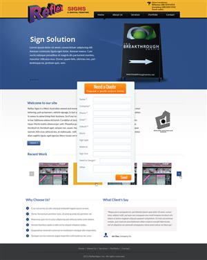 Web-Design von Violeta Pironkova für Perth Web Hosting | Design: #1554522