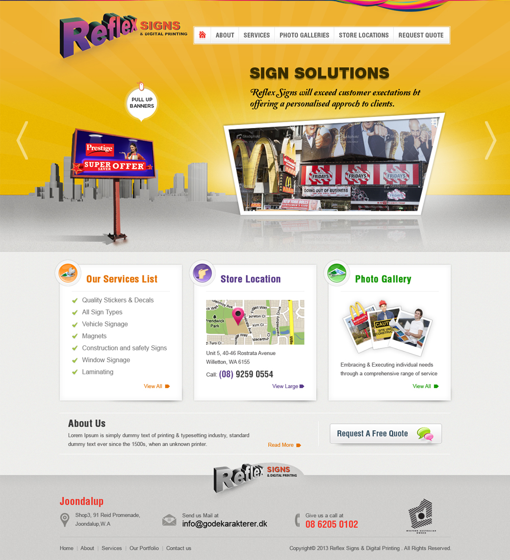 Web Design by Mayank Patel for Perth Web Hosting | Design #1571209