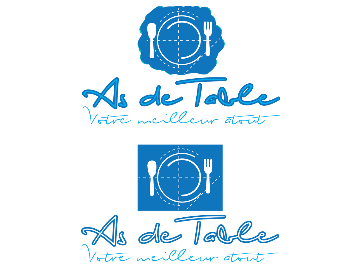 Logo Design by Filip M for AS DE TABLE | Design #5705203
