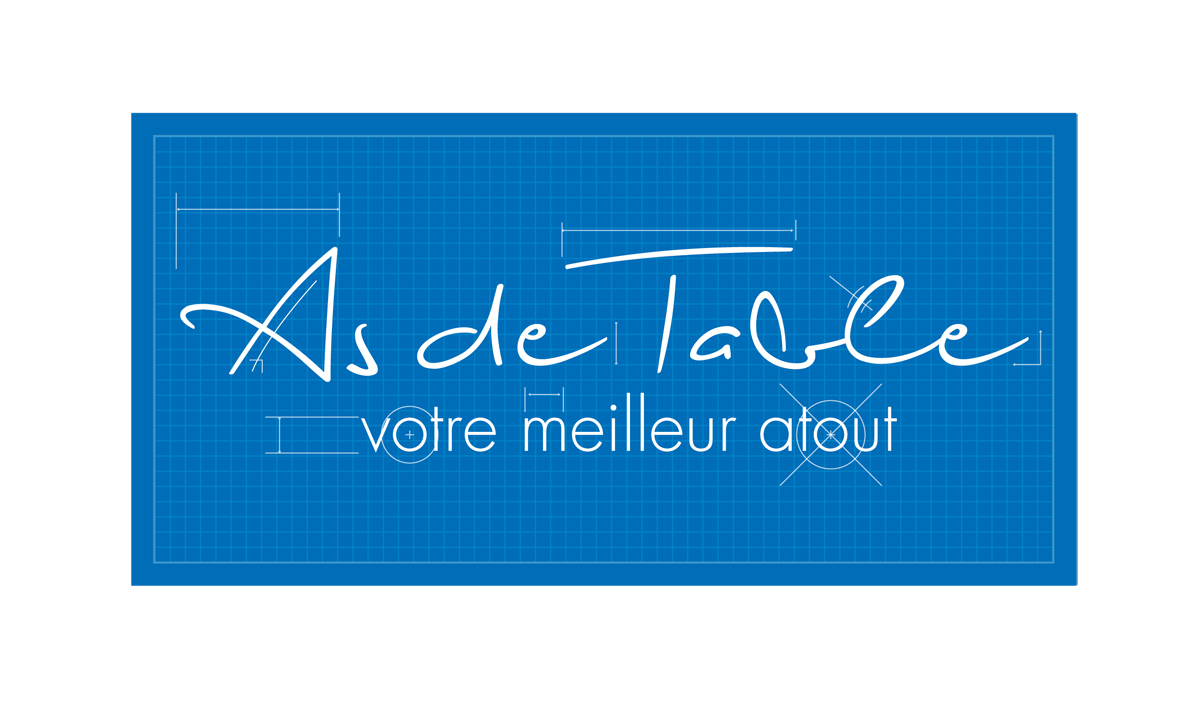 Logo Design by Halfull Media for AS DE TABLE | Design #5741222
