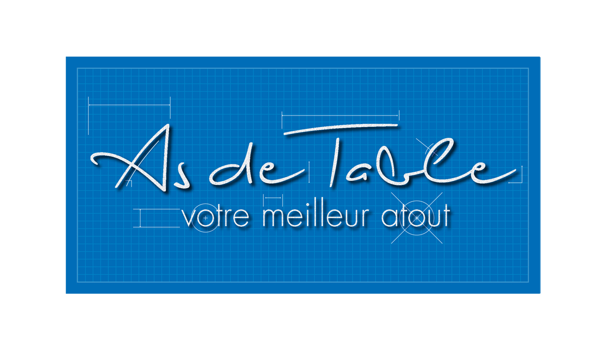 Logo Design by Halfull Media for AS DE TABLE | Design #5741223