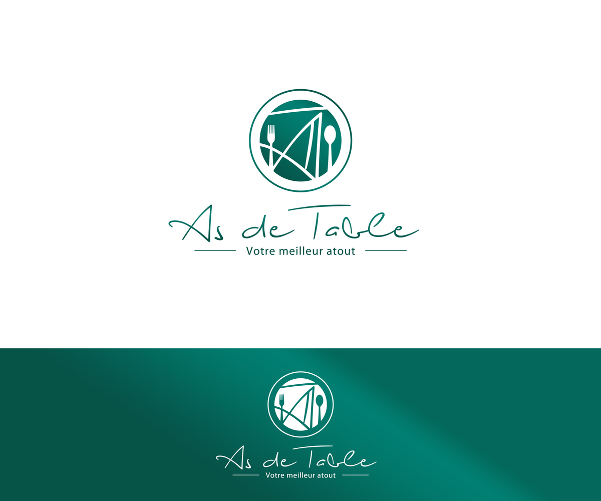 Logo Design by DiLion for AS DE TABLE | Design #5709517