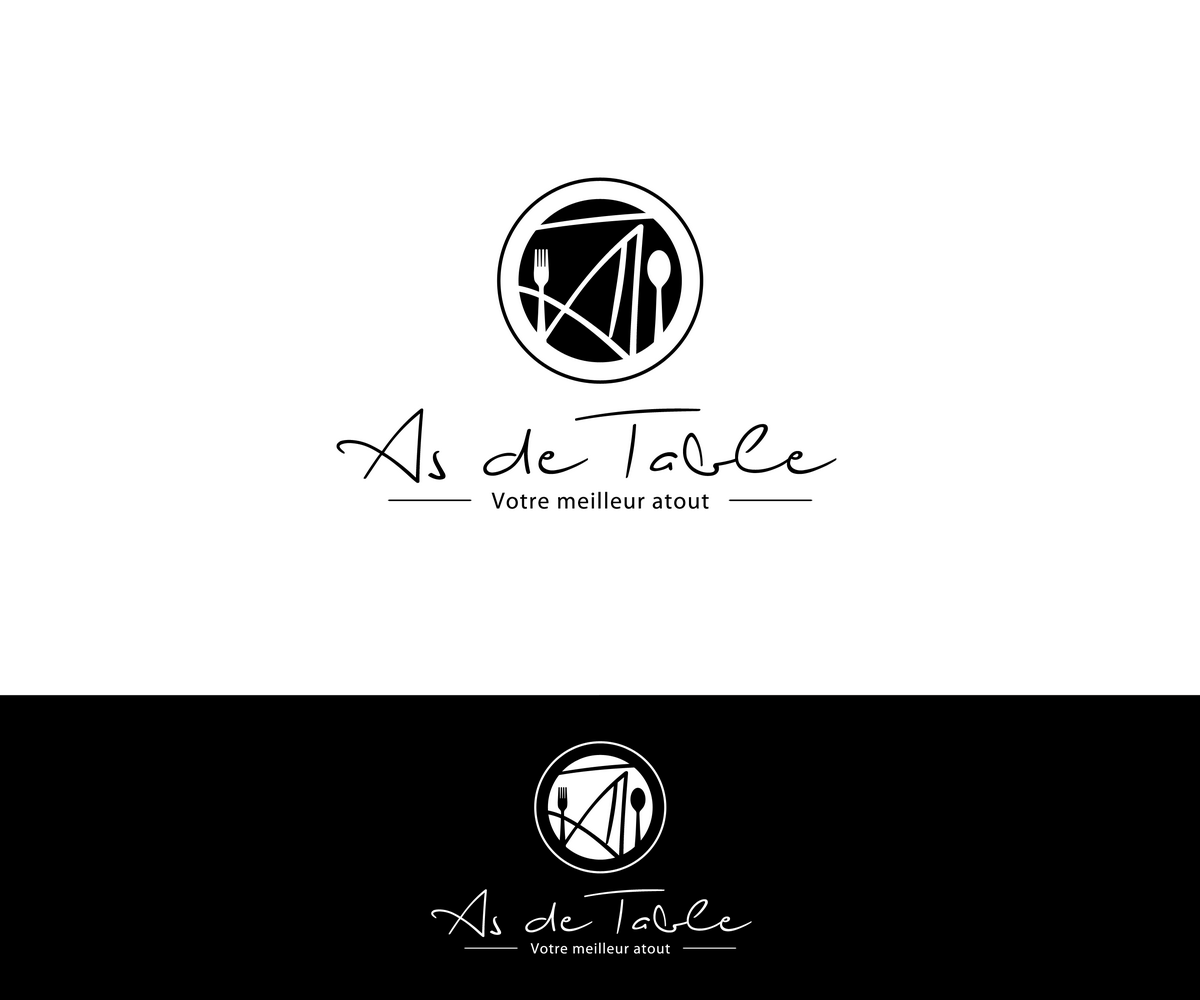 Logo Design by DiLion for AS DE TABLE | Design #5745576