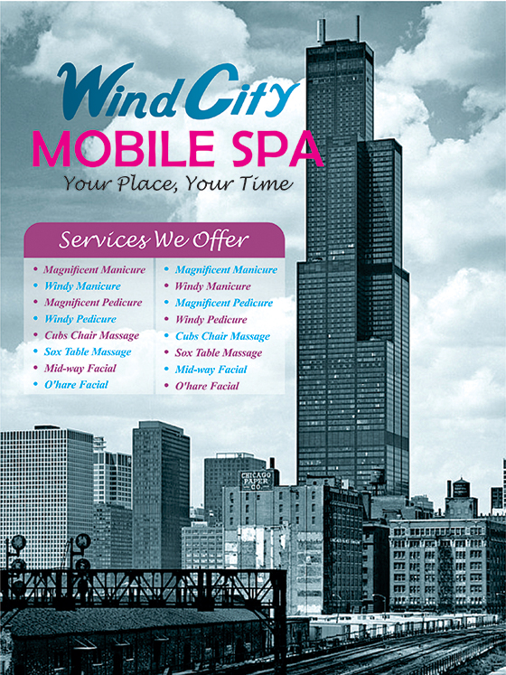Flyer Design by SAA Pro for Windy City Mobile Spa | Design: #5710674