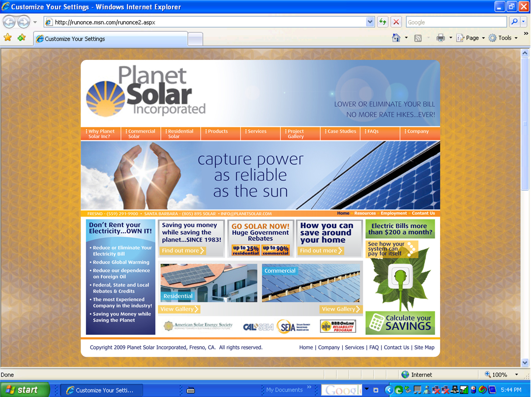 Diseño Web por elev8.net.au para Planet Solar inc | Diseño #8553