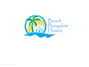 Beach Bungalow Hostel | Logo-Design von GreenLamp