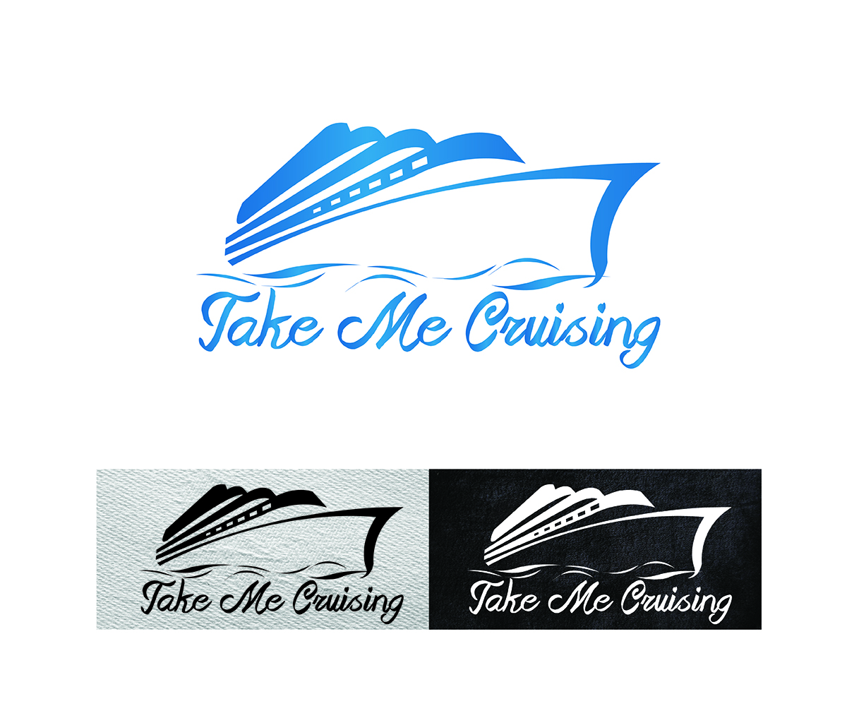 Logo Design by The White Garage for TakeMeCruisingVacationsHolidaysLtd | Design #5683395