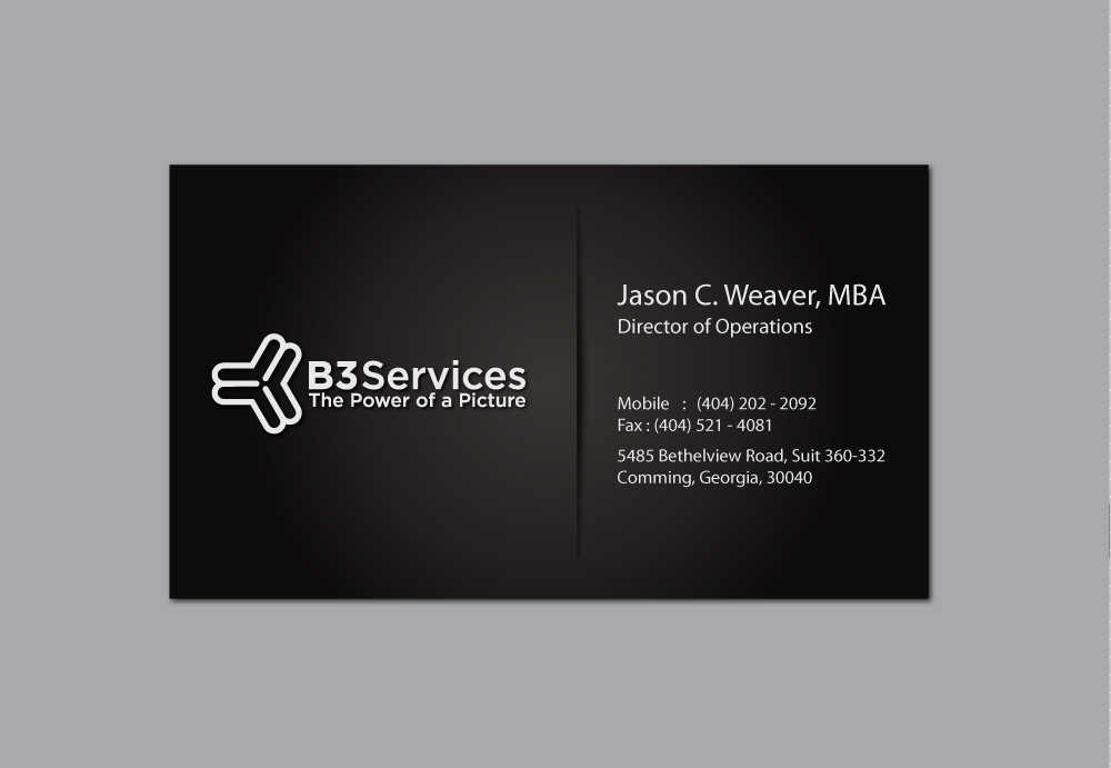 Business Card Design by meet007 for this project | Design #5685823