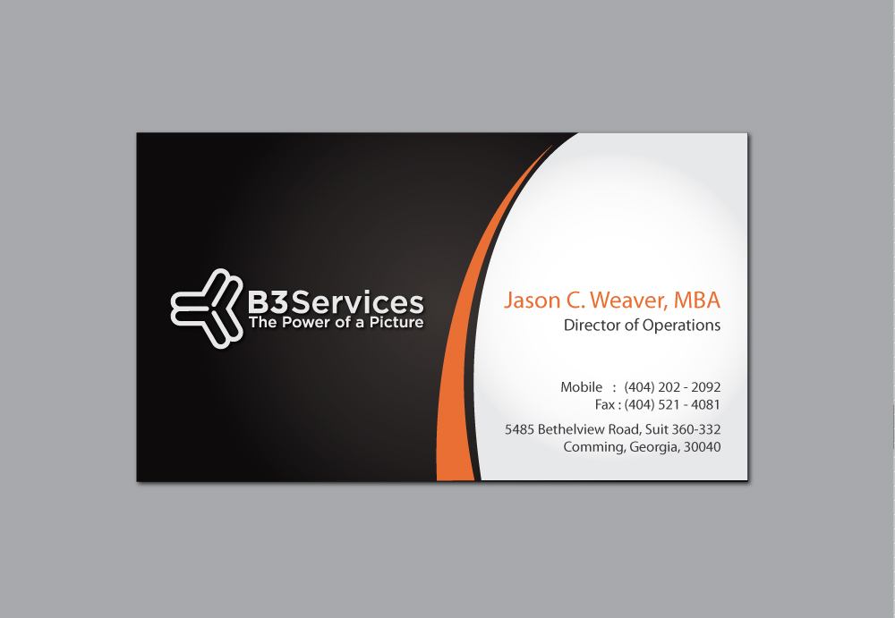 Business Card Design by meet007 for this project | Design #5686040