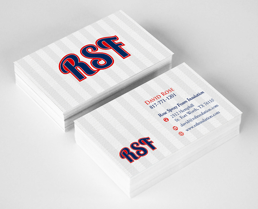 Business Card Design by ALSADESIGN for Rose Spray Foam Insulation | Design #5705472