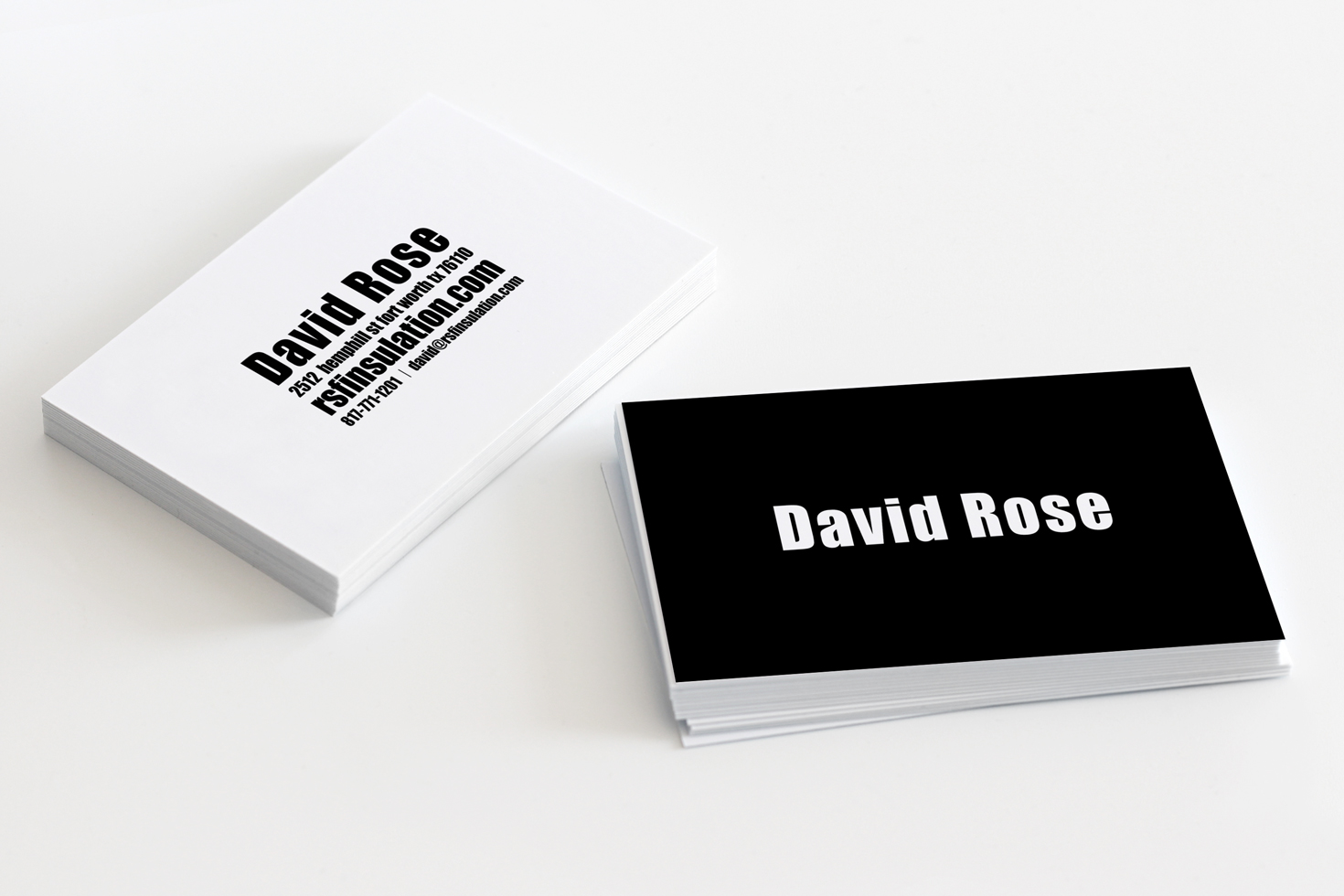 Business Card Design by Lanka Ama for Rose Spray Foam Insulation | Design #5687199