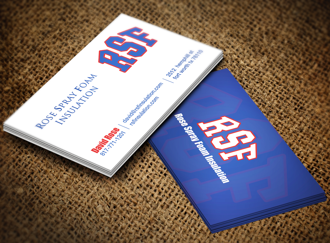 Diseño de Tarjeta de Presentación por Lanka Ama para Rose Spray Foam Insulation | Diseño #5690148