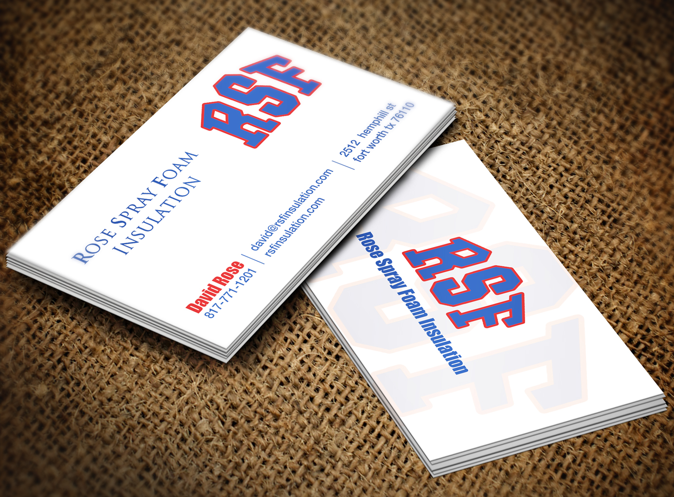Diseño de Tarjeta de Presentación por Lanka Ama para Rose Spray Foam Insulation | Diseño #5690150